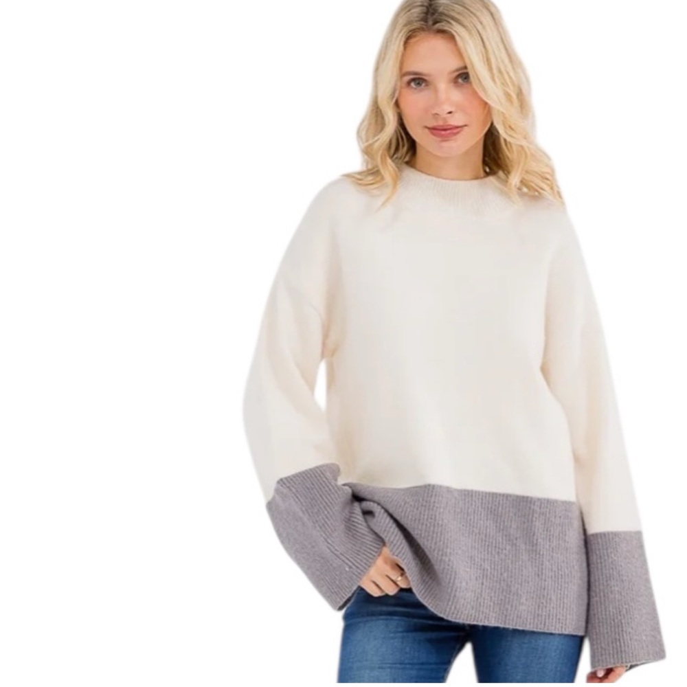 0130:  MIRACLE NWT SWEATER CREAM (R1) - Picture 3 of 3